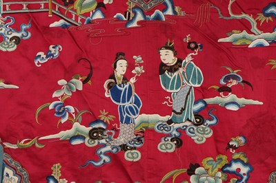 Lot 439 - An embroidered informal robe, chang-fu,...