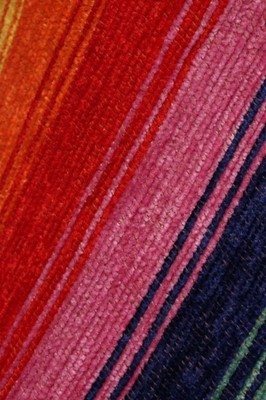 Lot 5 - A Biba bias-cut rainbow-striped maxi-skirt,...