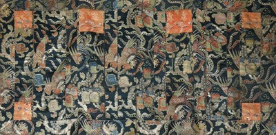 Lot 420 - A fine Kesa panel, of 18th century brocaded...