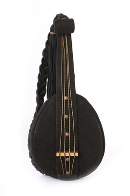 Lot 200 - A novelty evening purse in the form of a lute,...