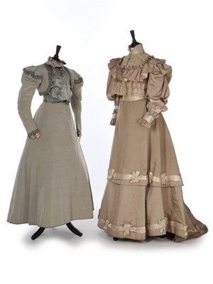 Lot 179 - A group of ladies' clothing, 1860s-1900, ten...