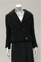 Lot 104 - An Hubert de Givenchy black wool double...