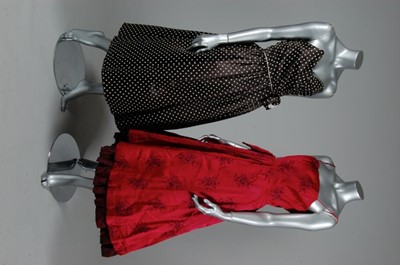 Lot 115 - A group of prom/evening gowns, 1950s-80s,...