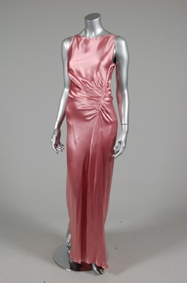 Lot 128 - A Gucci rose satin 30s inspired evening gown,...