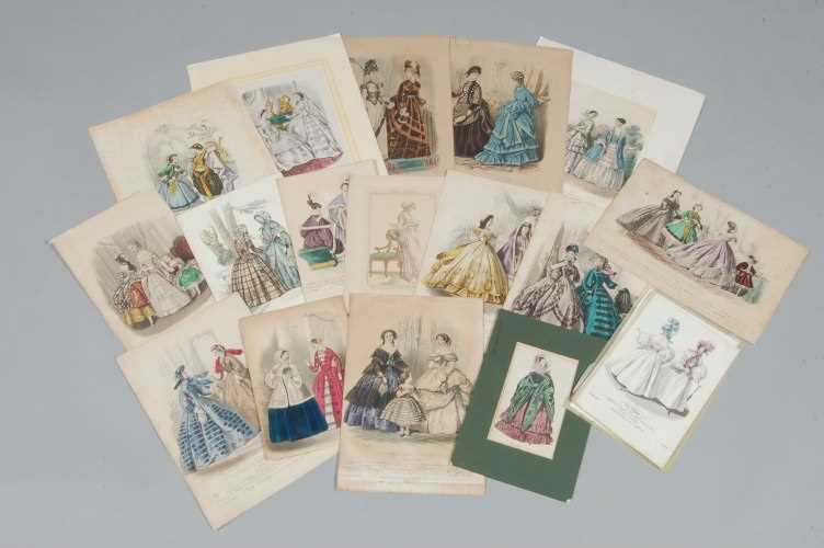 Lot 131 - A group of fashion plates and illustrations,