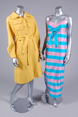 Lot 132 - An Ungaro sunshine yellow wool coat, late...