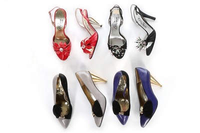 Lot 18 - An interesting group of designer shoes,...