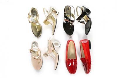 Lot 18 - An interesting group of designer shoes,...
