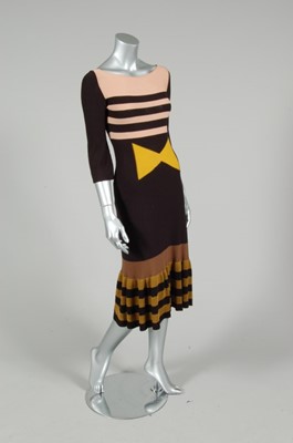 Lot 173 - A striking Sonia Rykiel colour block dress,...