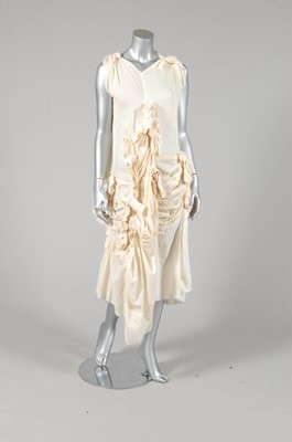 Lot 187 - A Comme des Garcons cream lawn dress, 2002,...