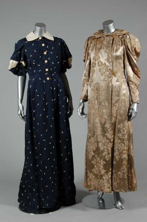 Lot 17 - 1940s evening-wear, comprising; a midnight...