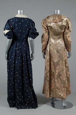 Lot 17 - 1940s evening-wear, comprising; a midnight...