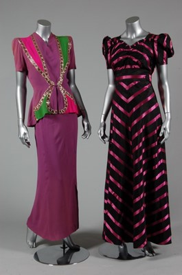 Lot 18 - Three 1940s evening ensembles, comprising:...