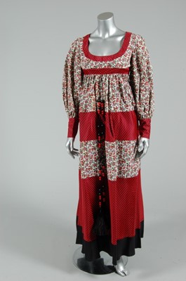 Lot 205 - An Ossie Clark/Celia Birtwell printed cotton...