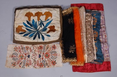 Lot 214 - A group of Ottoman and Asian textiles, 19th...