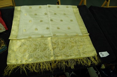 Lot 214 - A group of Ottoman and Asian textiles, 19th...