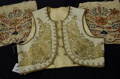 Lot 214 - A group of Ottoman and Asian textiles, 19th...
