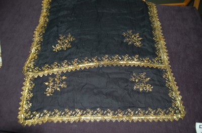 Lot 214 - A group of Ottoman and Asian textiles, 19th...