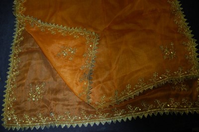Lot 214 - A group of Ottoman and Asian textiles, 19th...