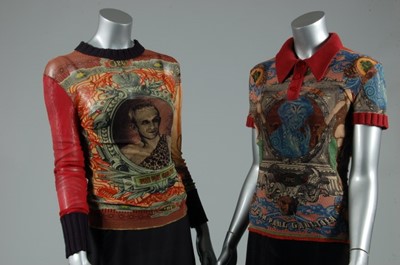 Lot 222 - Two Jean Paul Gaultier printed polymide/nylon...