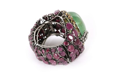 Lot 235 - An Iradj Moini citrine, red corundum and...