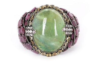 Lot 235 - An Iradj Moini citrine, red corundum and...