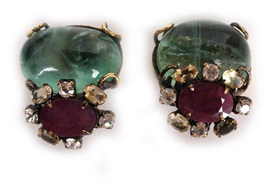 Lot 235 - An Iradj Moini citrine, red corundum and...