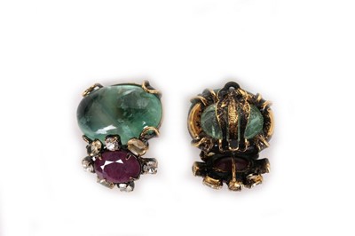 Lot 235 - An Iradj Moini citrine, red corundum and...