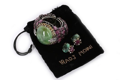 Lot 235 - An Iradj Moini citrine, red corundum and...