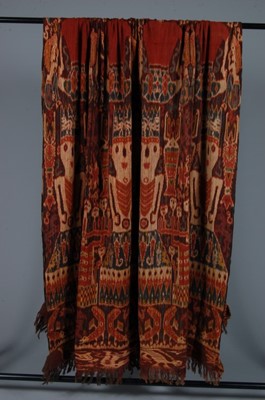 Lot 230 - A good ikat wall hanging, Sumba, first half...