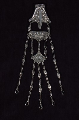 Lot 238 - An art nouveau Liberty-style chatelaine, circa...