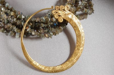 Lot 256 - A group of chunky beaded necklaces, 1980s-90s,...