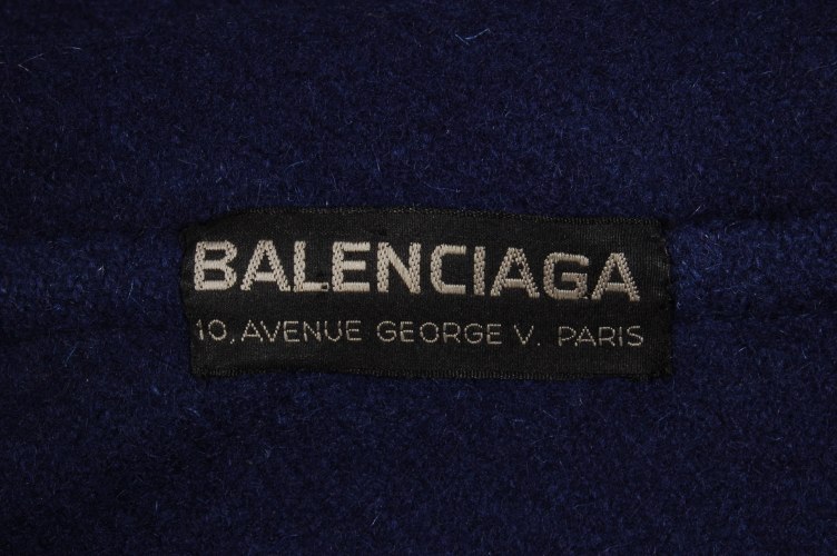 Lot 24 - A Balenciaga couture double-breasted day coat,