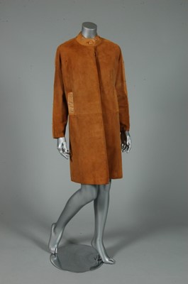 Lot 280 - A Mary Quant for Alligator brown suede and...