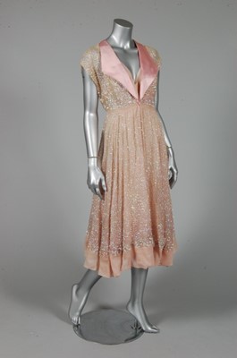 Lot 295 - A Maggy Rouff couture sequined cocktail dress...