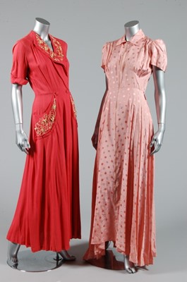 Lot 318 - A group of lingerie and hostess gowns, late...