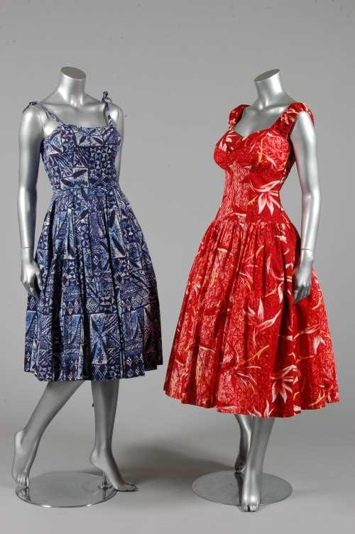 Lot 320 - Summer-wear, 1950s, comprising: two Hawaian...