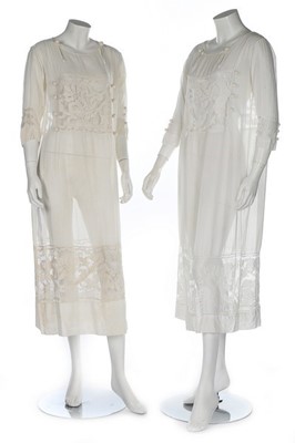 Lot 138 - A group of mainly white cotton and lace summer...