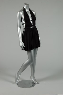 Lot 325 - An Azzedine Alaia Grecian style black jersey...