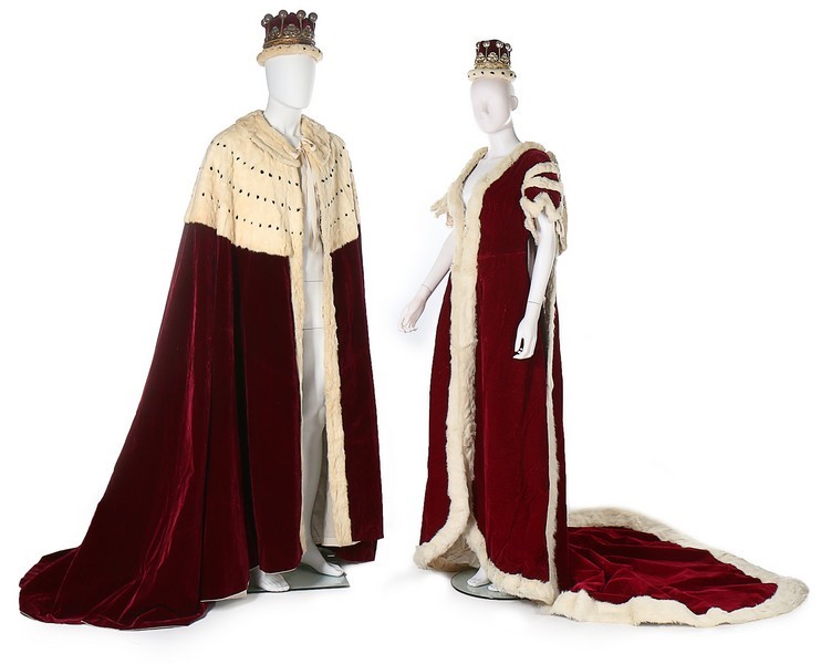 Lot 182 - Ede & Ravenscroft coronation robes and