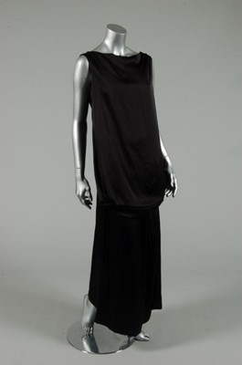 Lot 356 - A Yohji Yamamoto black satin dress, circa 2001,...