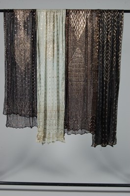 Lot 397 - Four Azute stoles, Egyptian, 1920s, including...