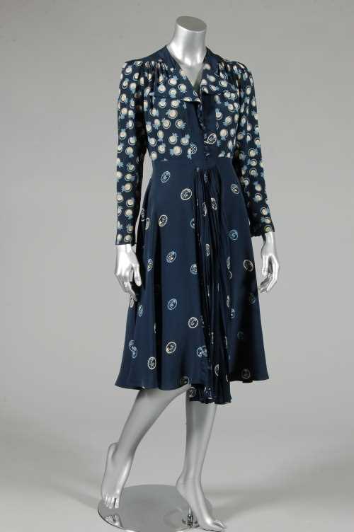 Lot 415 - An Ossie Clark/Celia Birtwell forties style...