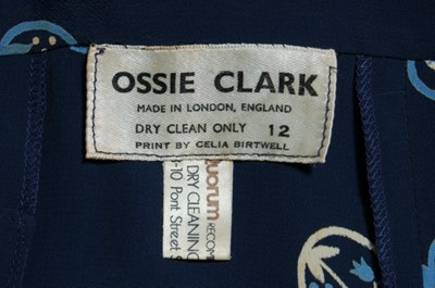 Lot 415 - An Ossie Clark/Celia Birtwell forties style...