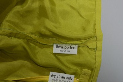 Lot 101 - A Thea Porter acid-yellow ensemble, 1970s,...
