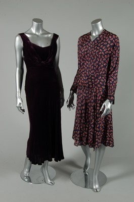 Lot 50 - A large group of mainly evening wear, 1930s,...