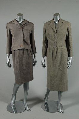 Lot 54 - Two Irene suits, 1950s, labelled, the first of...