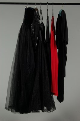 Lot 59 - A late Callot Soeurs couture cirsatin and...
