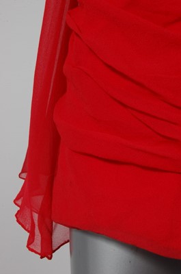 Lot 59 - A late Callot Soeurs couture cirsatin and...