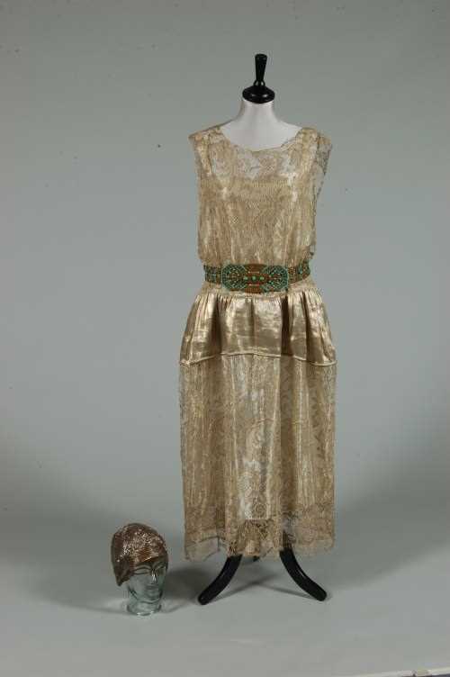Silver Robe Hprints Lot 5 - A cloth of silver robe-de-style, circa 1924,
